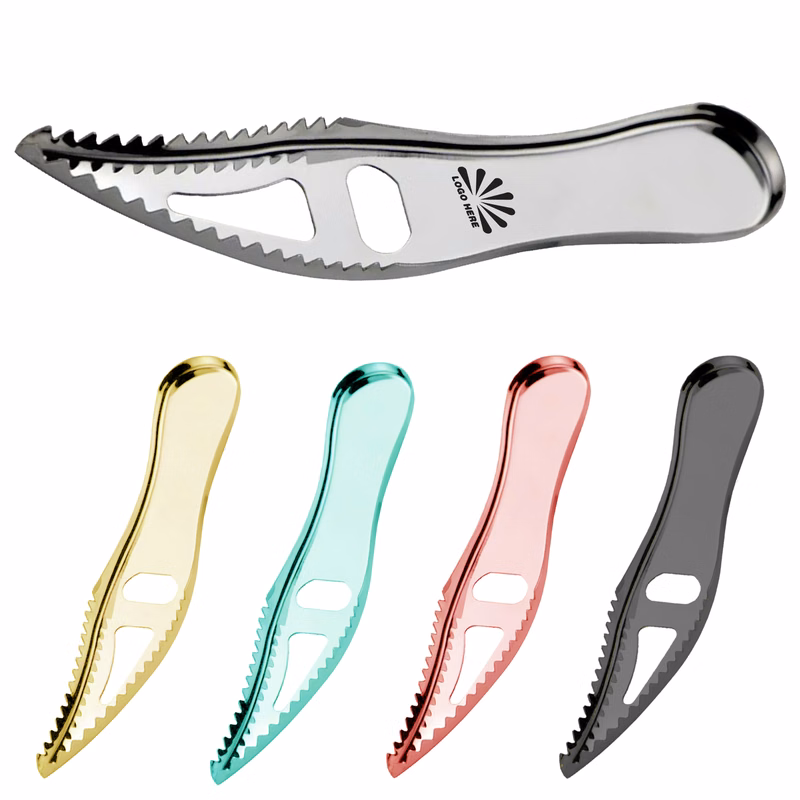 Customizable Stainless Steel Bottle Opener and Fish Scaler for Branding