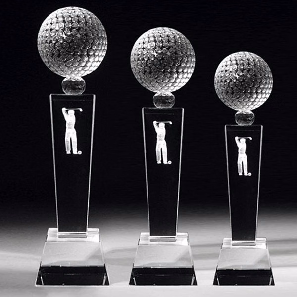 Golf Crystal Trophy Awards