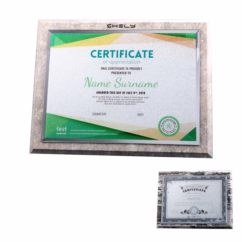 Marble Certificate Of Honor