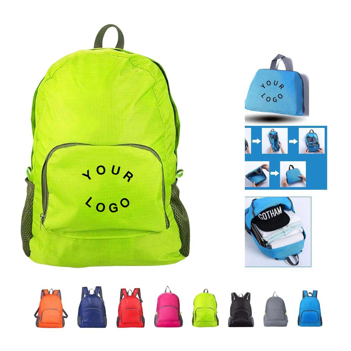 Foldable Waterproof Backpack for Travel and Outdoors 1