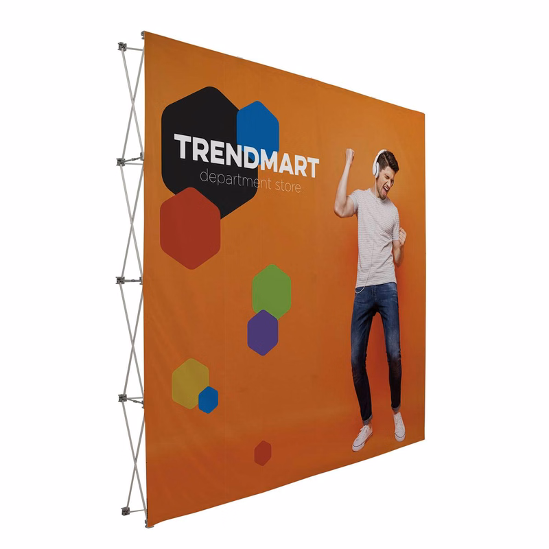 10' Tall Splash Floor Display Face Kit (Recycled Polyester Knit)