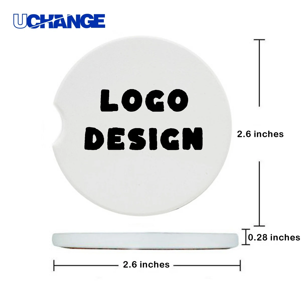 Ceramic Car Cup Liner Coaster 1