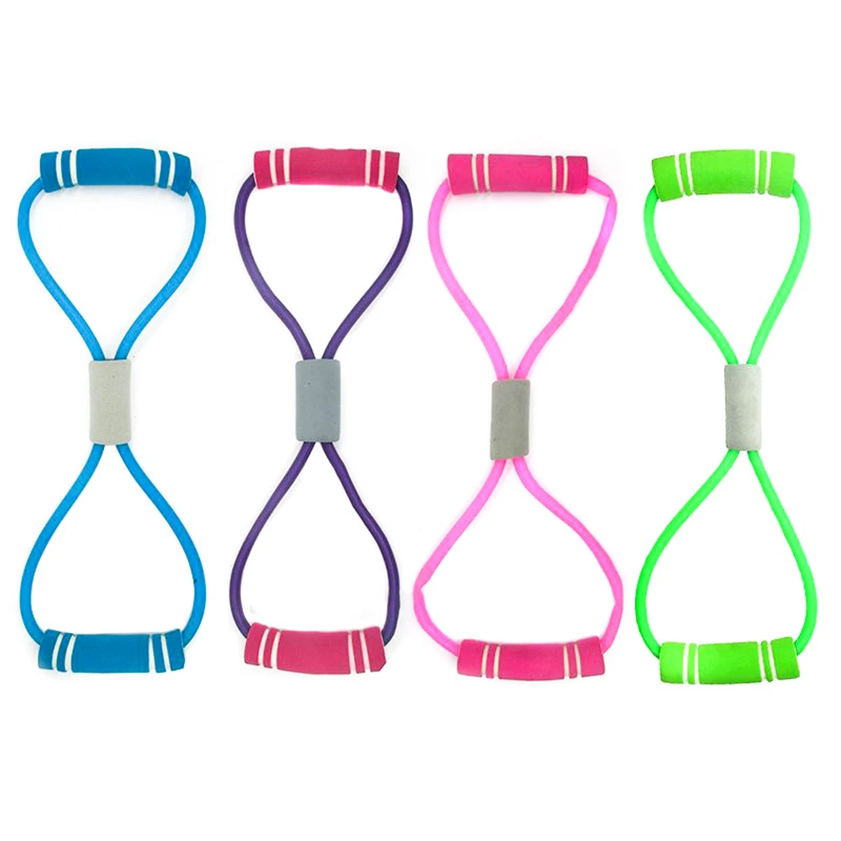 8 Shape Latex Exercise Resistance Band 1