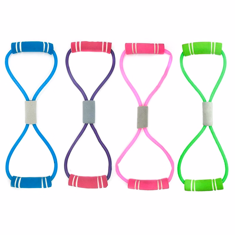 8 Shape Latex Exercise Resistance Band