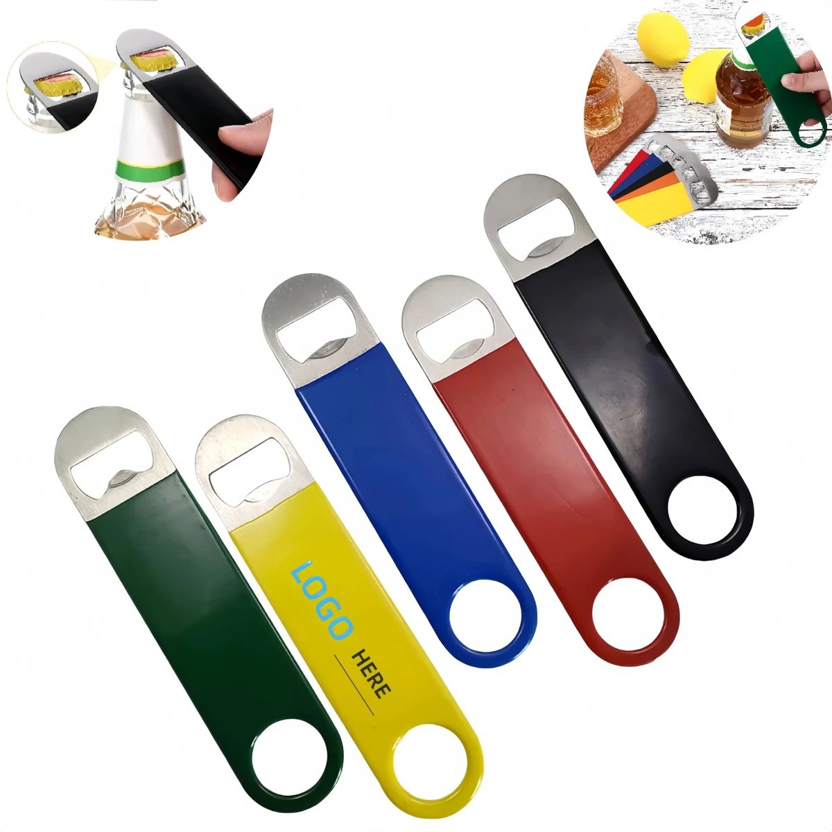 Full Color Stainless Steel Beer Bottle Opener 1