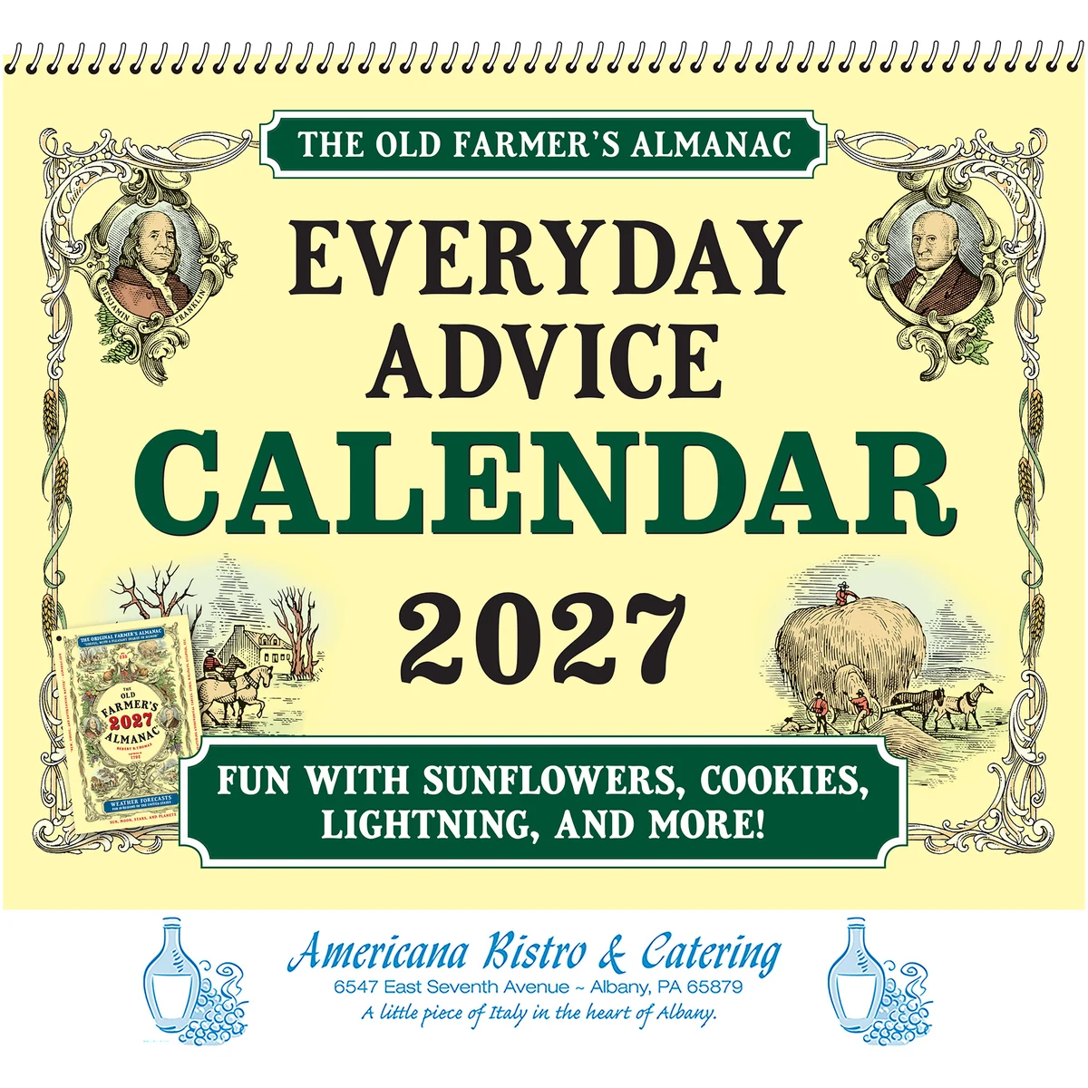The Old Farmer's Almanac® Everyday Advice: 2027 Spiral Bound 1