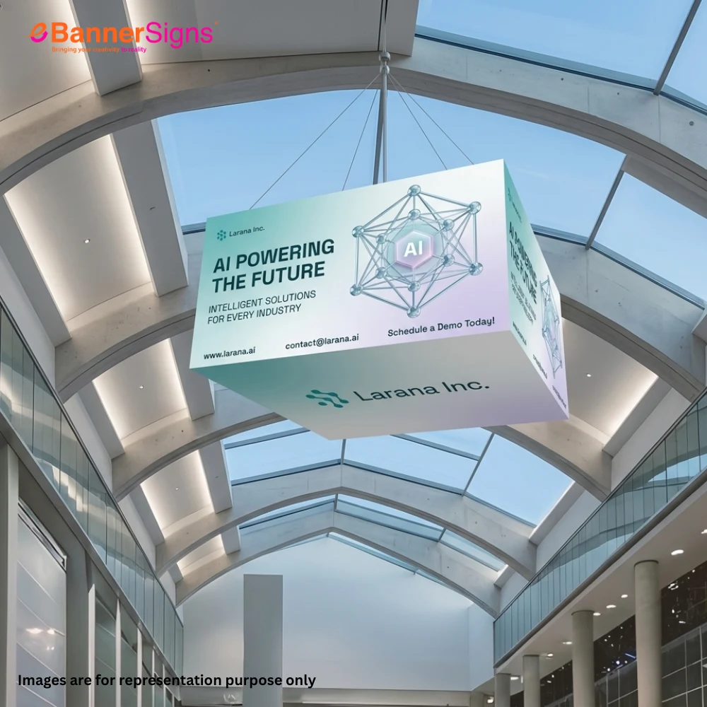 Sky Tube Square Cube Hanging Banners (Graphics + Hardware) 1