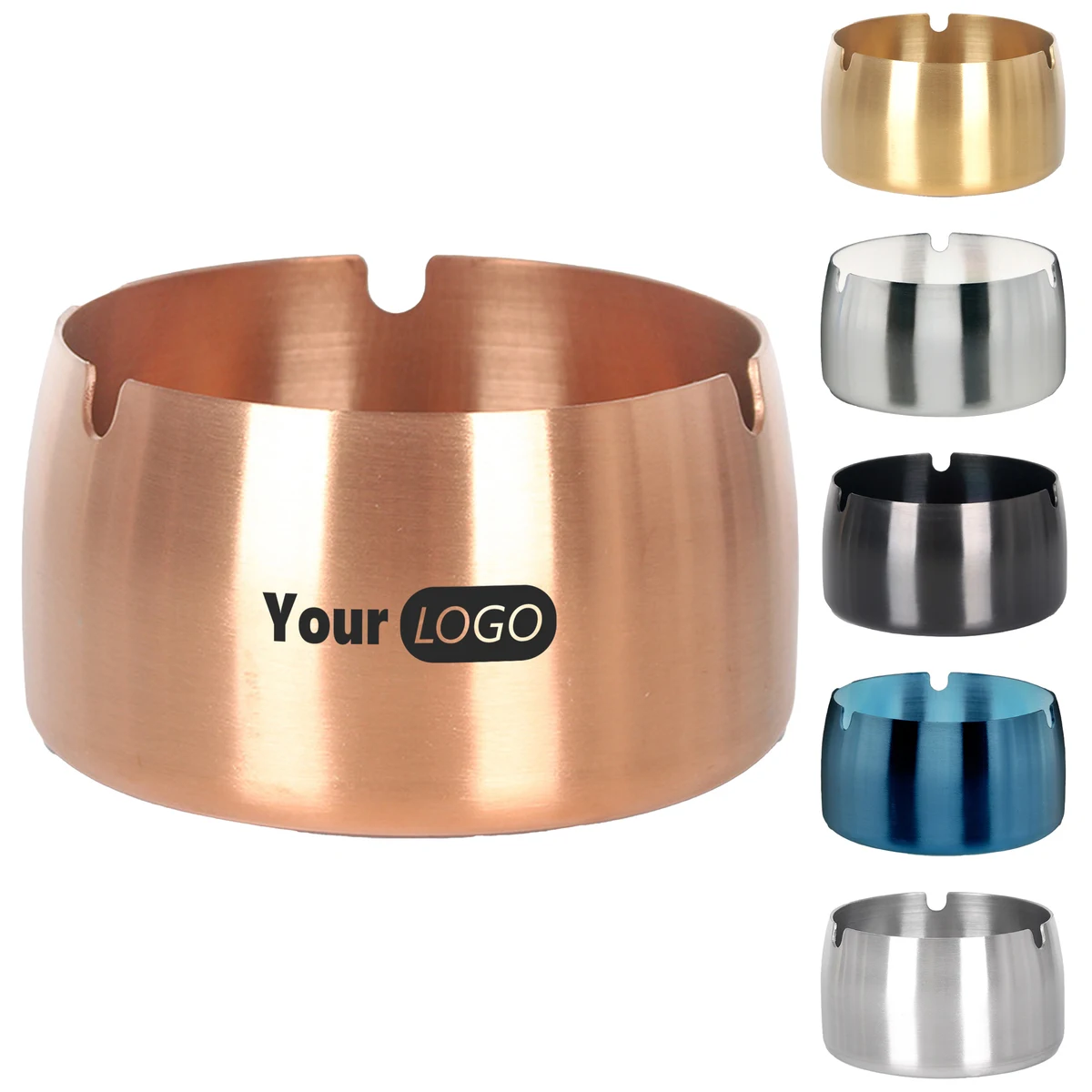 Stainless Steel Classic Round Ashtray 1