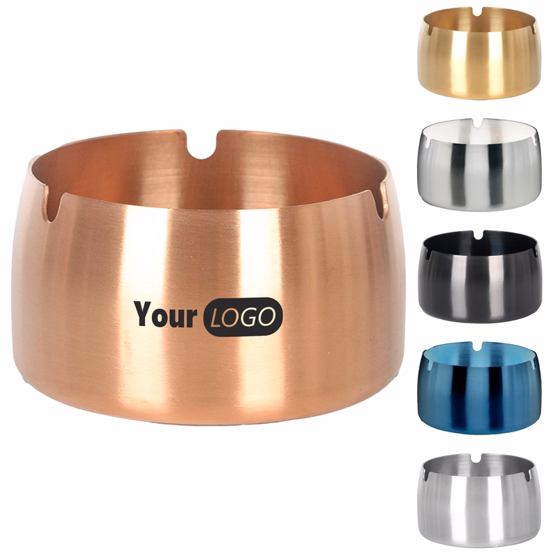 Stainless Steel Classic Round Ashtray