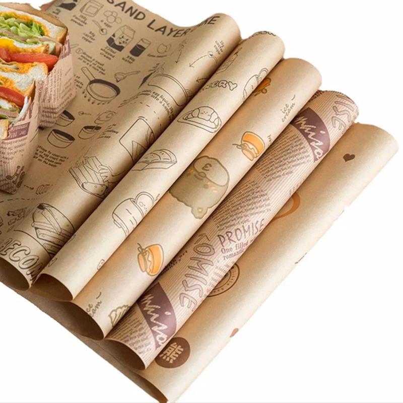 Custom 11"x14" Laminated Food Wrap Paper