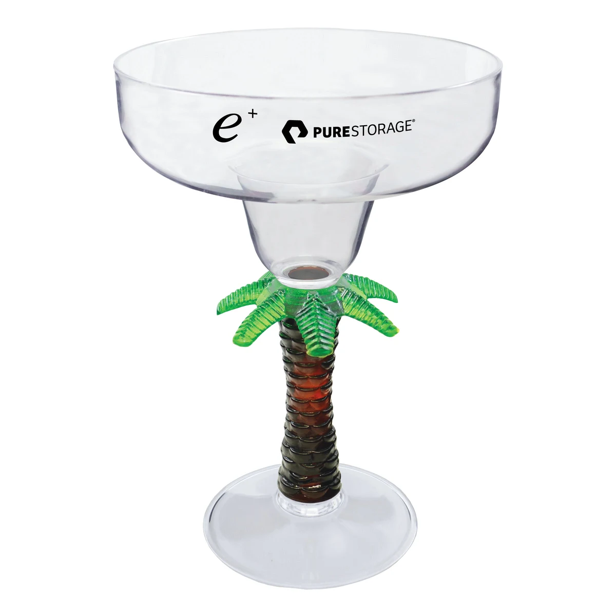 12oz Novelty Stem Plastic Margarita Glass 1
