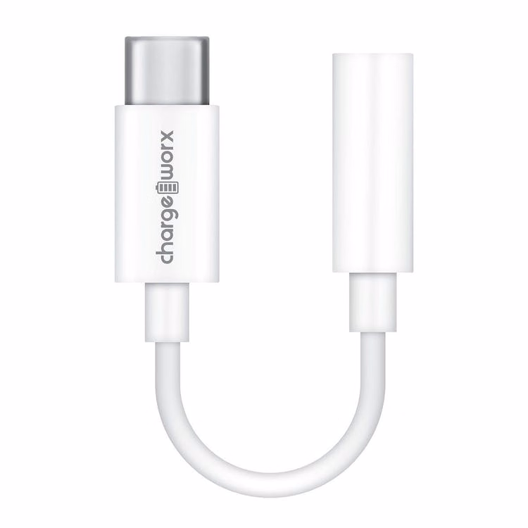 USB-C Headphone Adapters - White