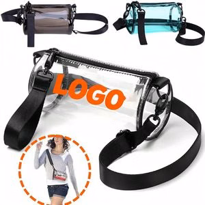 Personalized Travel PVC Clear Crossbody Purse Bags