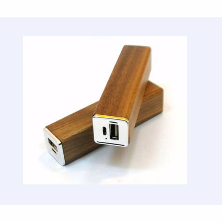 2200mAh Wood Power Bank