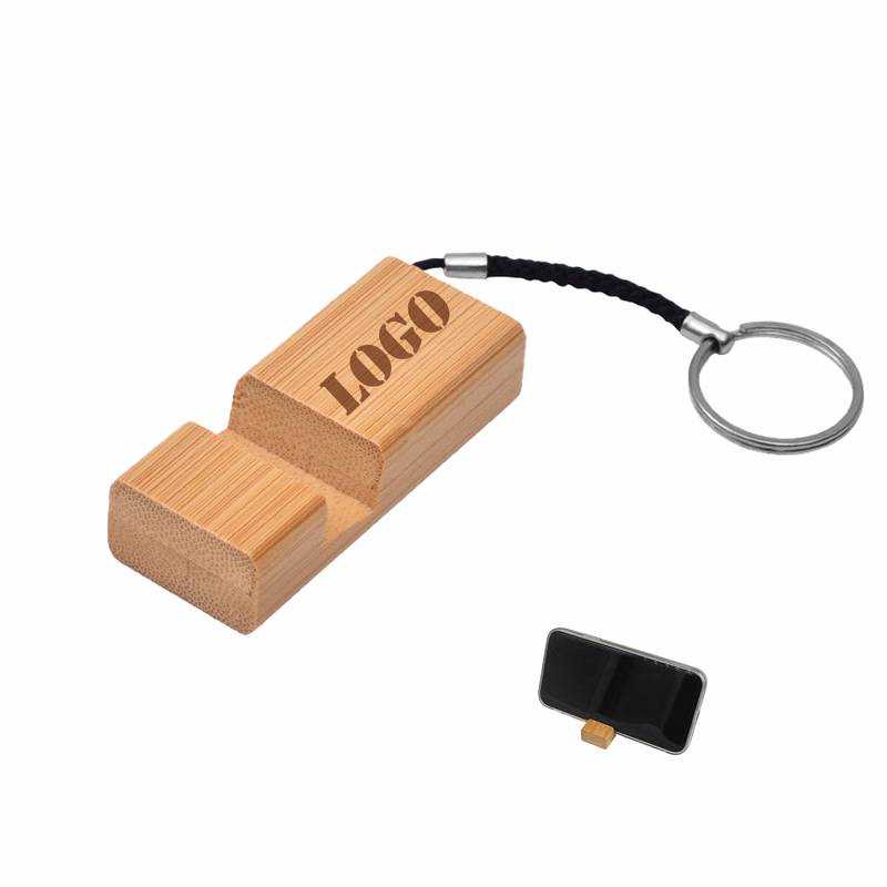 Unique Wooden Keychain Business Gifts Customized Logo