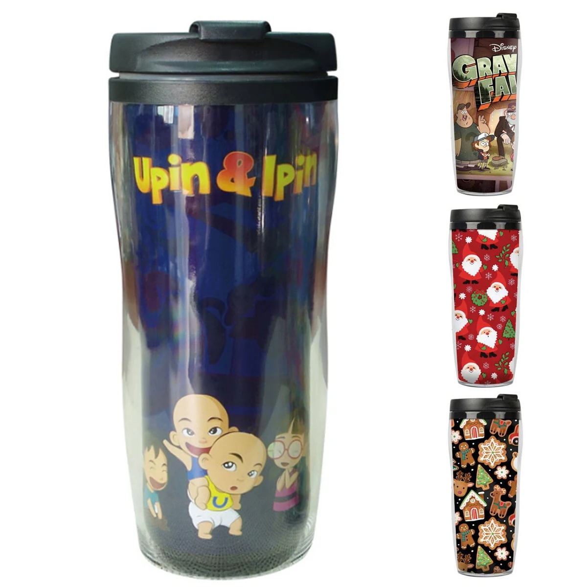 Customizable Double Layer Plastic Color-Changing Cup 1