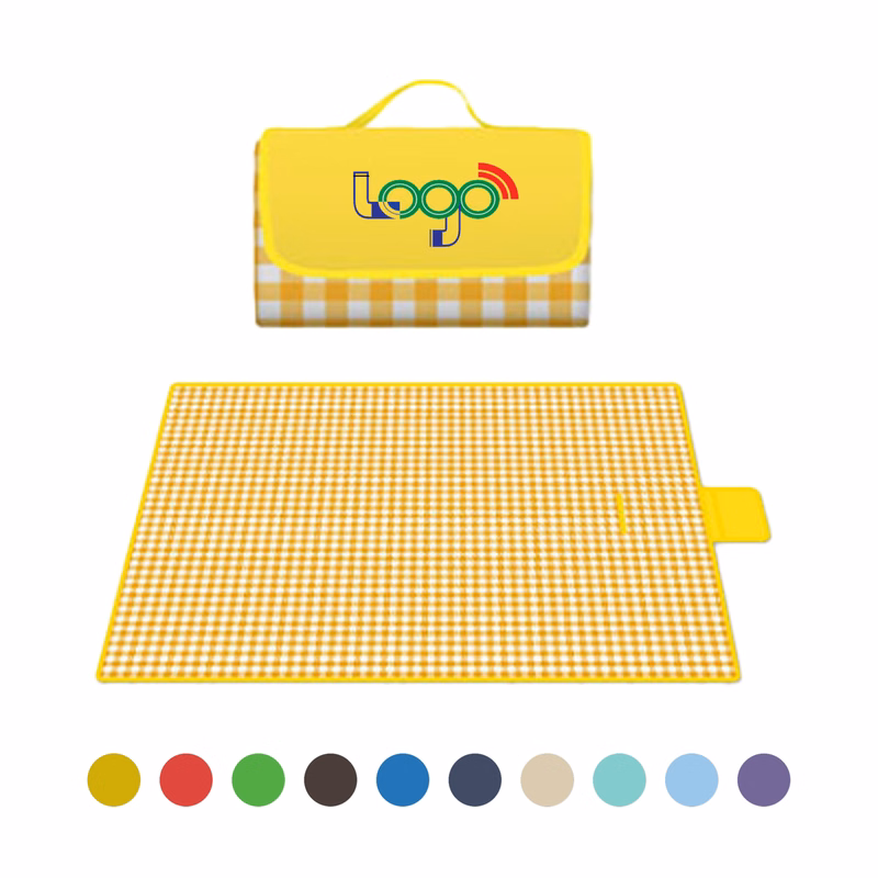Foldable Oxford Fabric Picnic Blanket For Outdoor Events And Giveaways