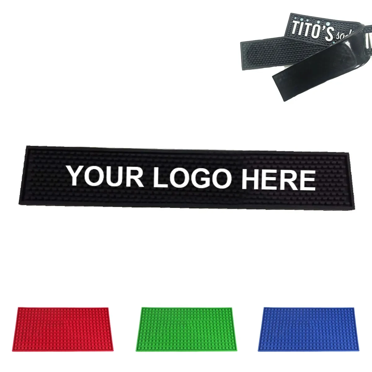 Custom Non-Slip Pvc Bar Mat, custom kitchen gadget with logo imprint 1