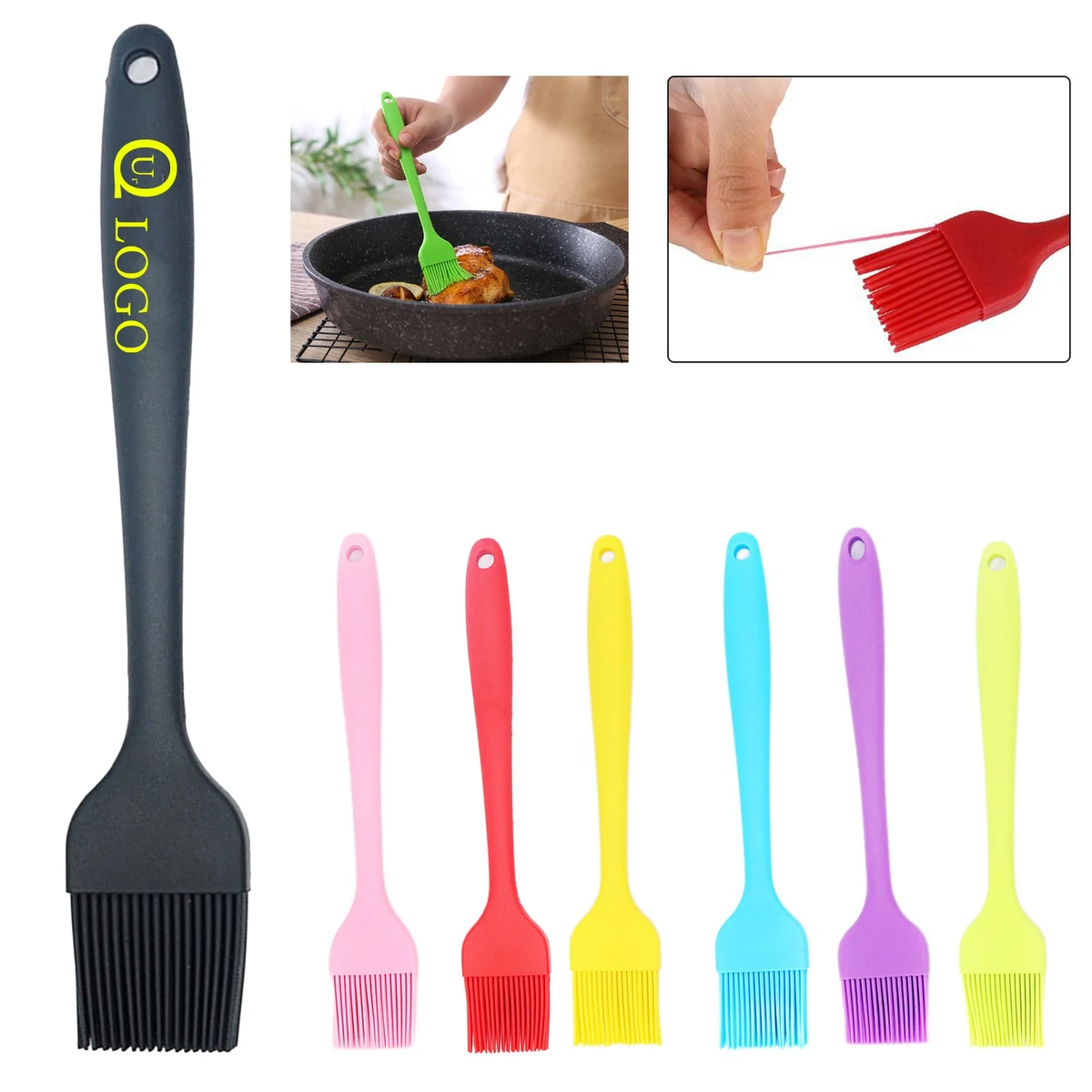 Outdoor Silicone Barbecue Oil Brush 1