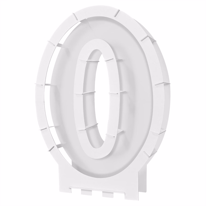 Balloon Mosaic Number "0" Frame