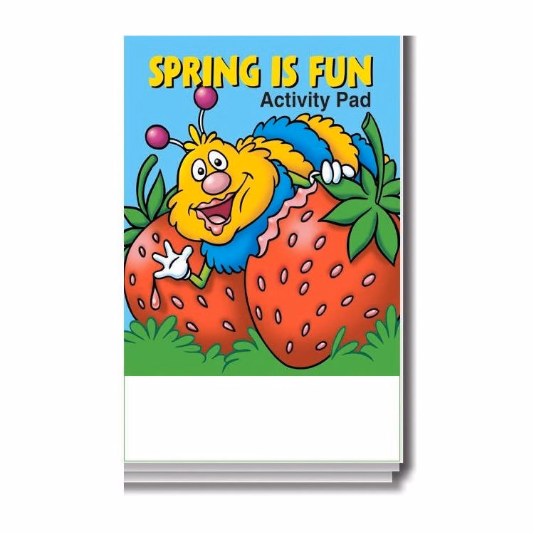Kid's Activity & Coloring Pad - Spring is Fun 16 Pages