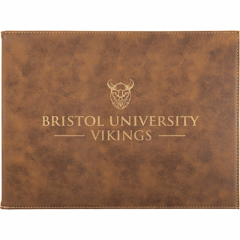 Rustic/Gold Leatherette Certificate Holder