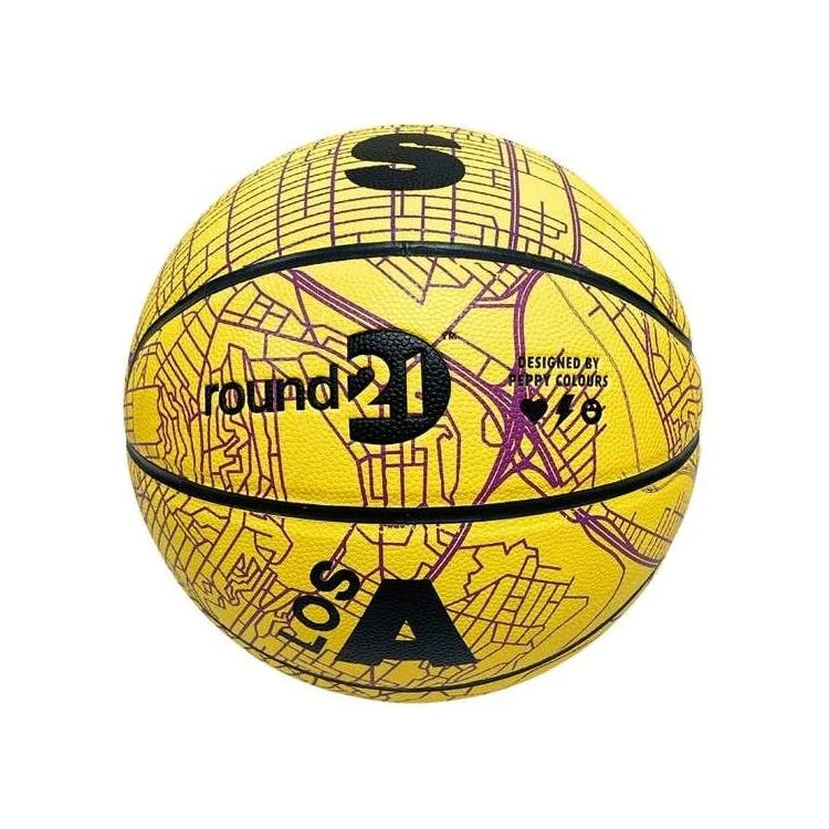 Yellow Official Size Basketball 1