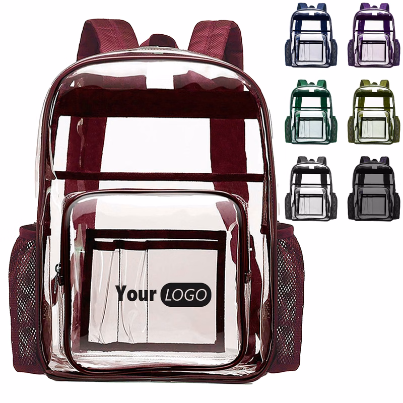 Pvc Customizable Clear Backpack