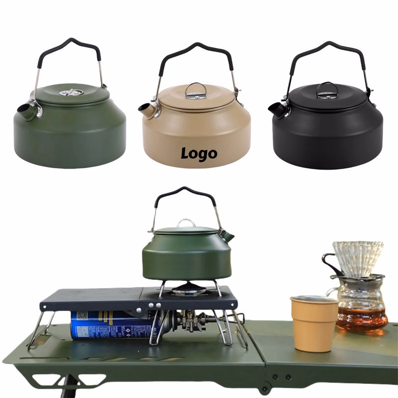 Portable Camping Kettle Outdoor Boiling Pot