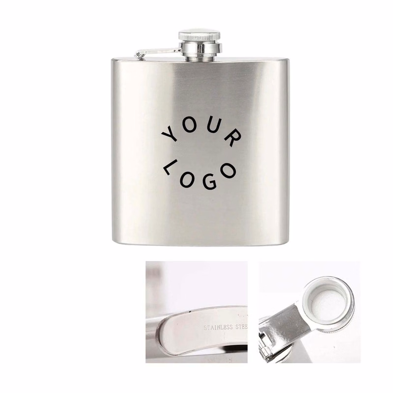 10 Oz Stainless Steel Flask with Screw Cap