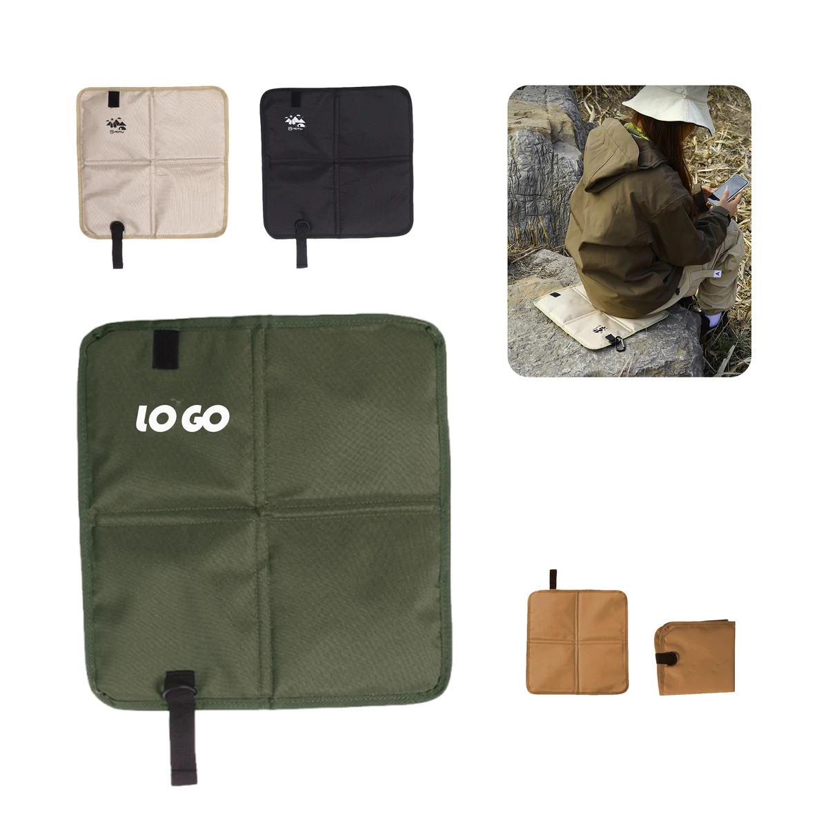Foldable Oxford Outdoor Cushion 1