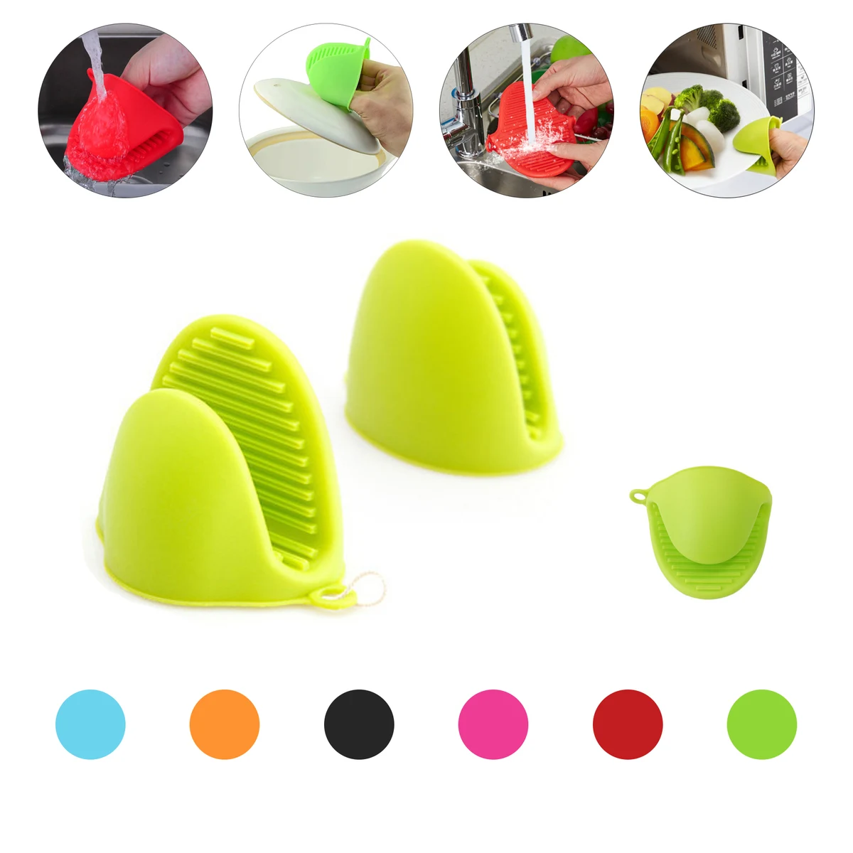 Heat Resistant Silicone Glove For Kitchen Use 1