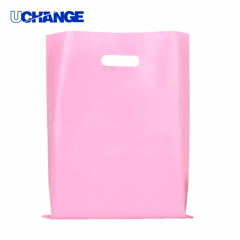 Polyethylene Die Cut Plastic Bag Packaging 9.8 x 13.8 Inches