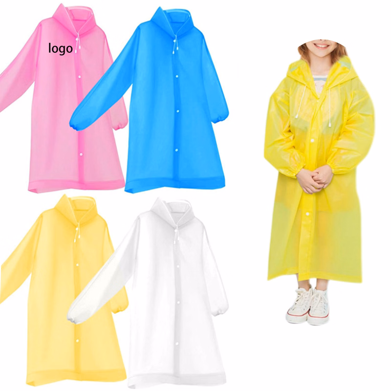 Youth EVA Poncho Raincoat