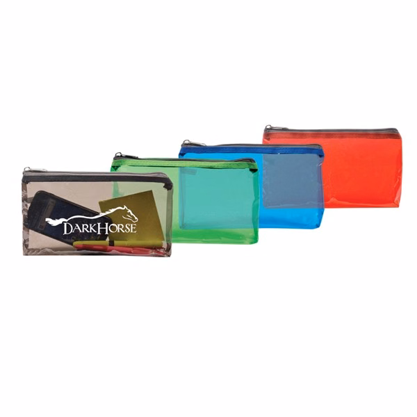 Tinted Jelly Zipper Pouch