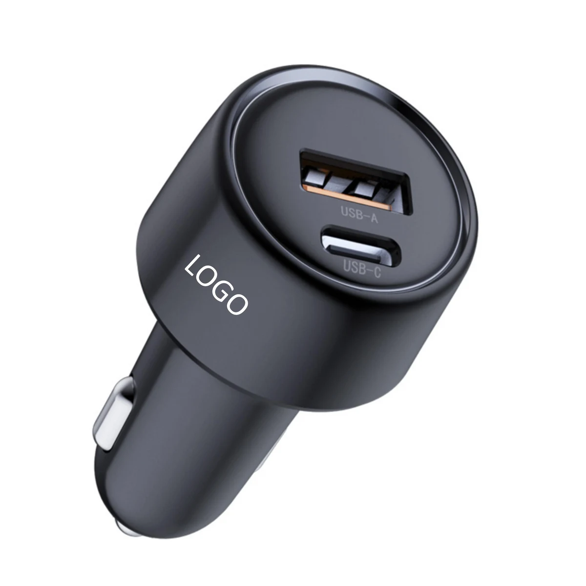 Dual-port super fast charging usb car charger 1