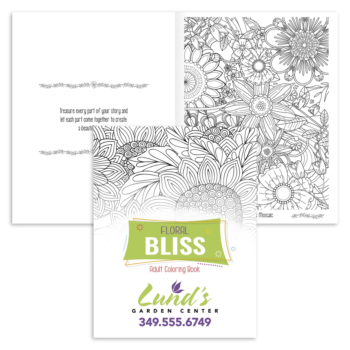 Good Value™ Floral Bliss Adult Coloring Book 1