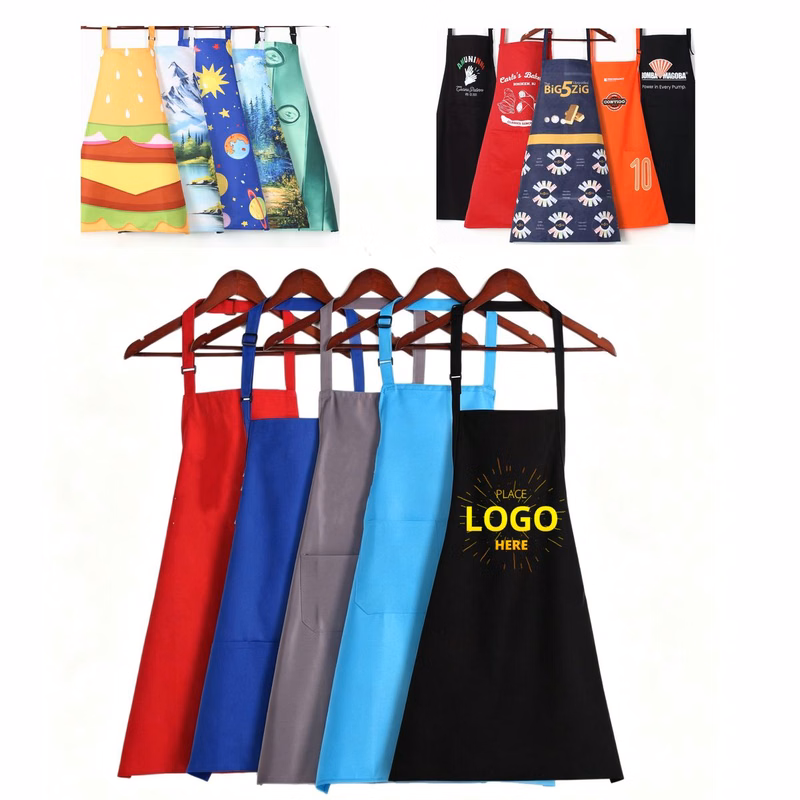 Durable Water Resistant Polyester Sleeveless Bib Apron
