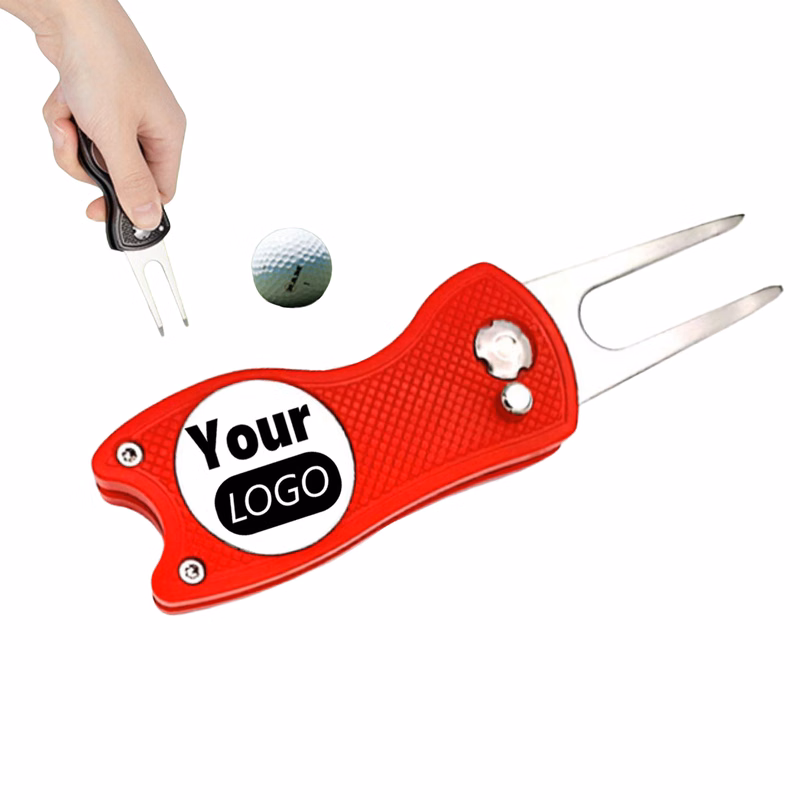 Green Fork Foldable Divot Repair Tool for Golf