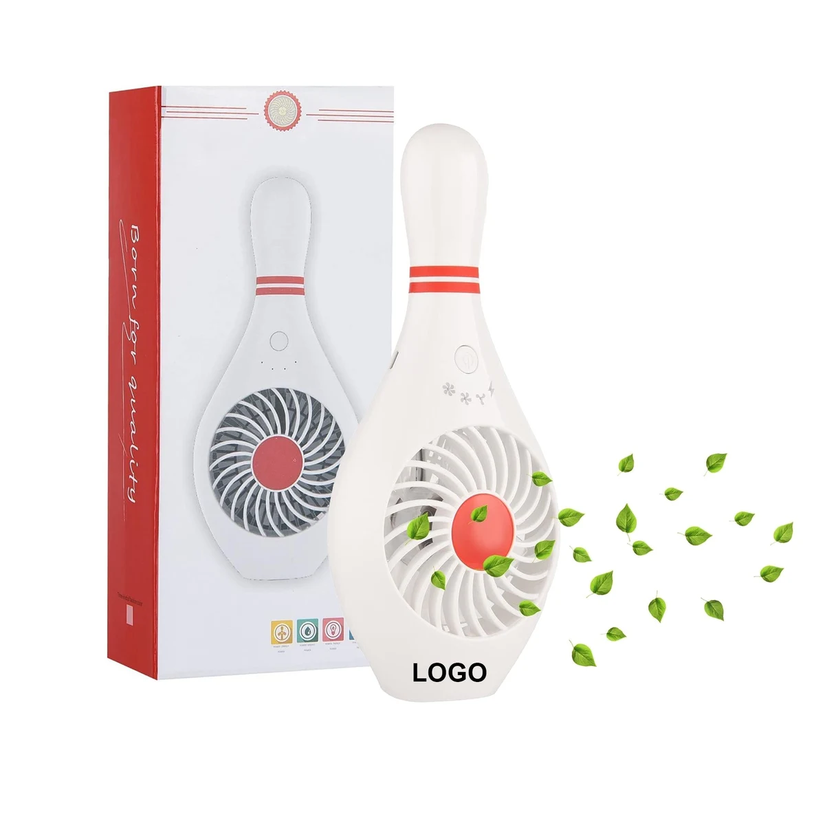 Handheld Portable Bowling Pin Fan 1