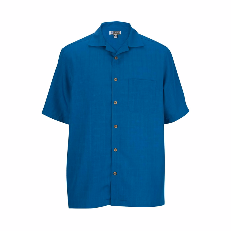 Jacquard Batiste Camp Shirt