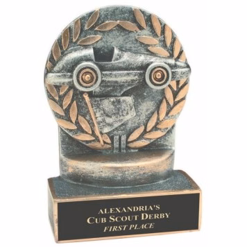 Pinewood Derby Wreath Award