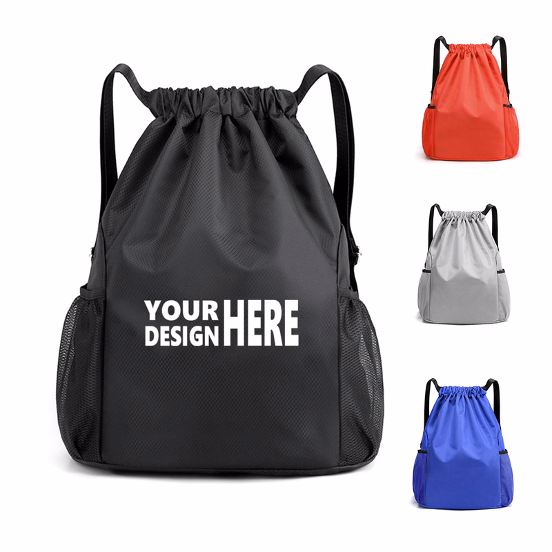 Personalized Waterproof Oxford Drawstring Gym Bag