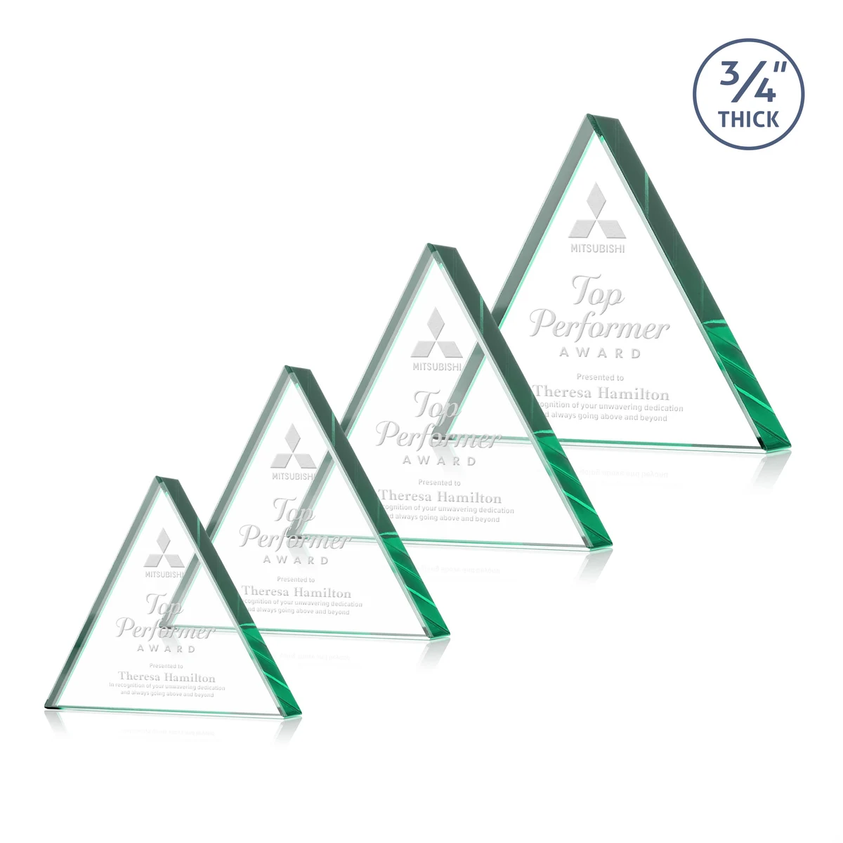 Adler Triangle Award - Emerald 1