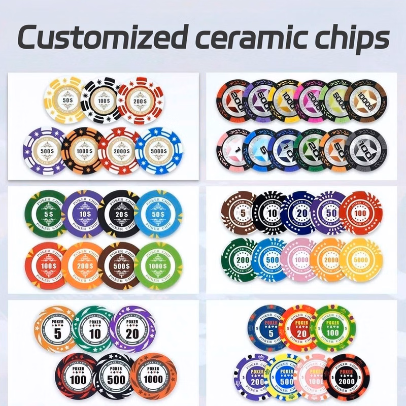 Custom Ceramic Poker Chips