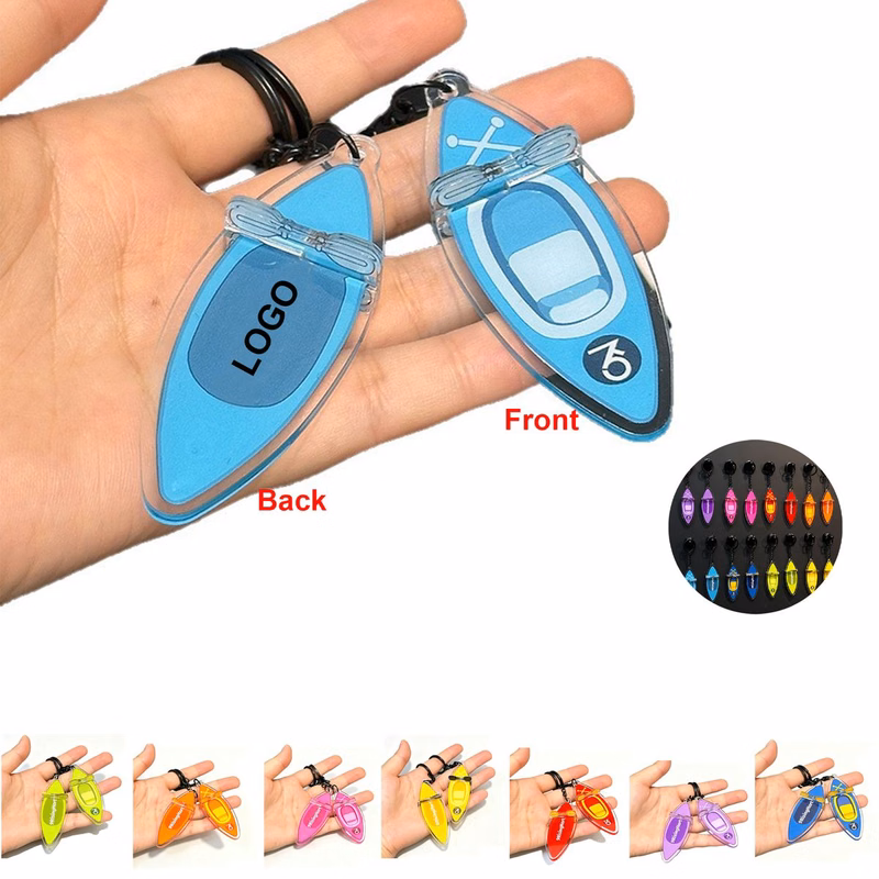 Custom Acrylic Kayak Keychain