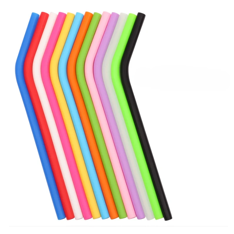 Environmental Protection Silicone Curved Straw 1