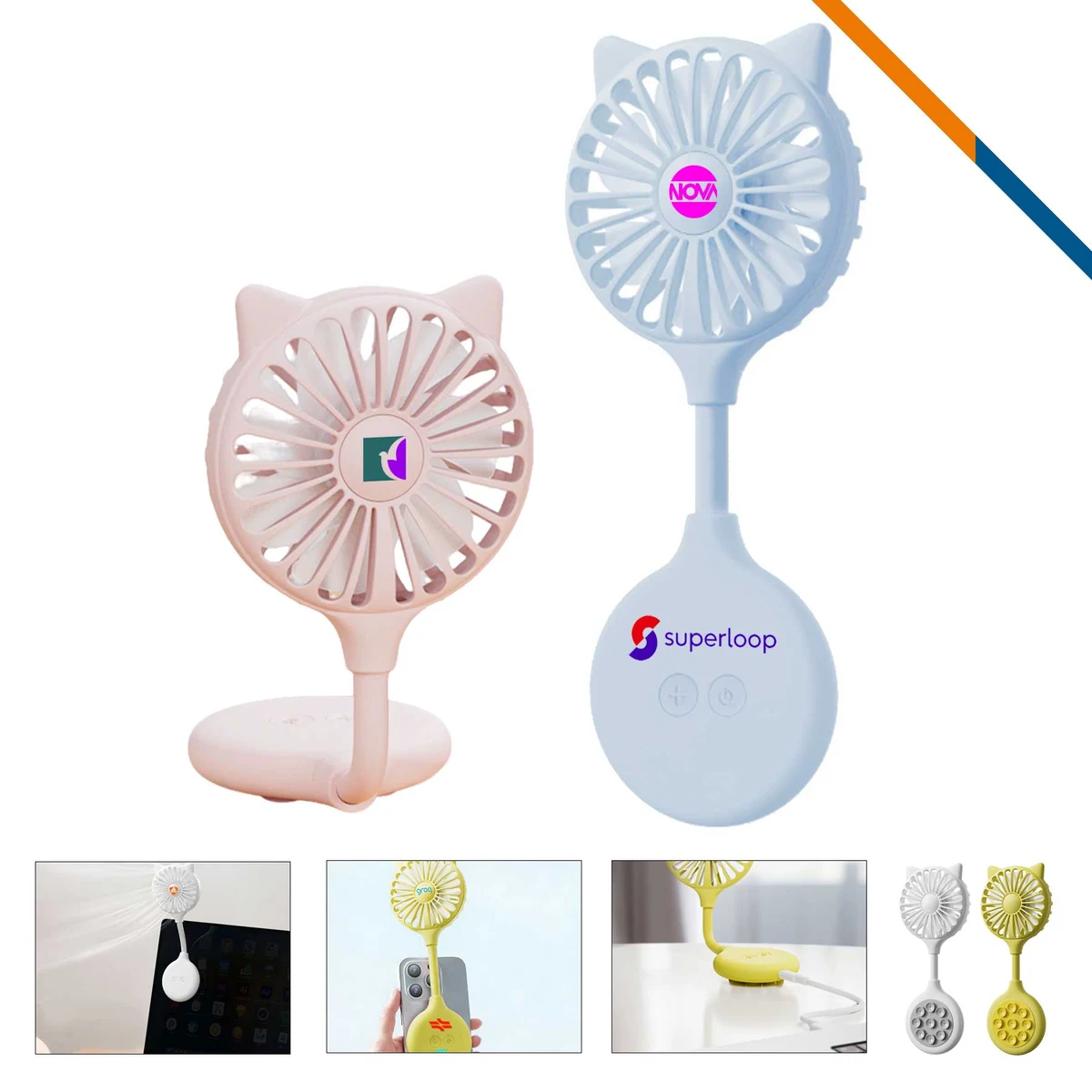 Liteko Mini Portable Suction Cup Fan 1
