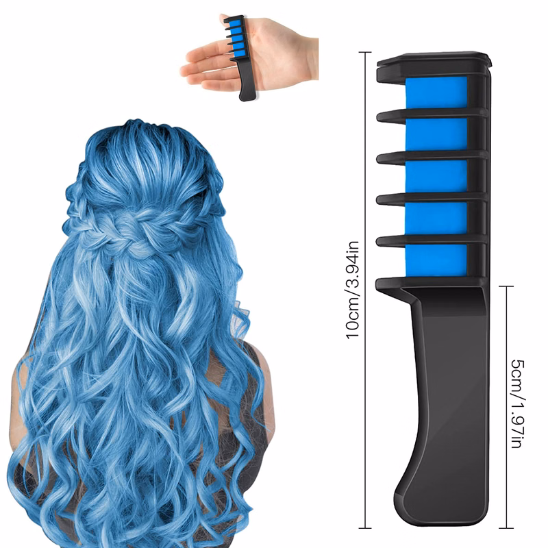10 Pack New Hair Chalk Comb