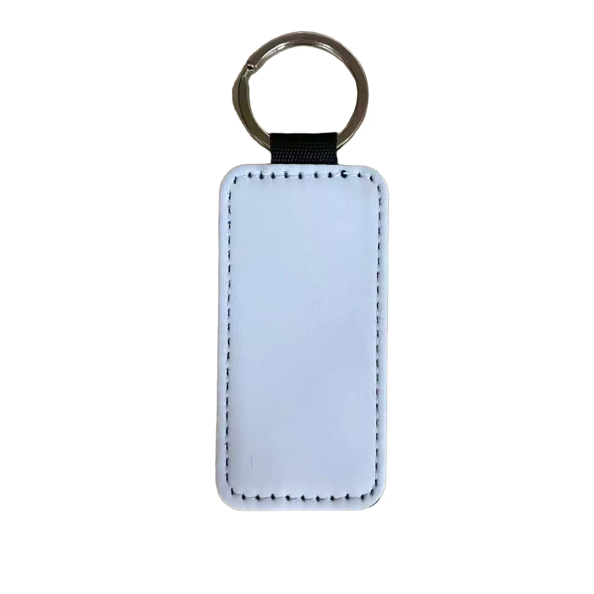 Premium Rectangle Leather Key Tag 1